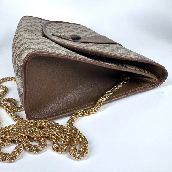 Gucci Large Ophidia Sherry Line Supreme GG Monogram Clutch/crossbody bag - Picture 9 of 16
